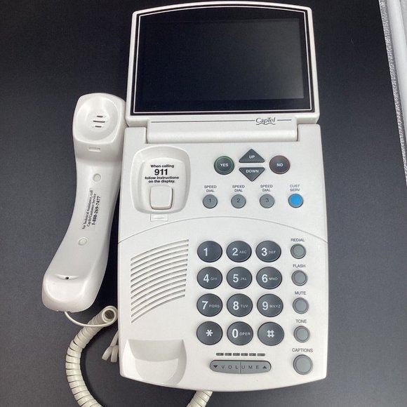 Ultratec CapTel 840 Telephone Real-Time Closed Captioned Hearing Impaired - Picture 5 of 16